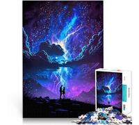 Rompecabezas para Adolescentes 2000 Piezas Paisaje de truenos de fantasía Juego Intelectual Decoración hogar 70x100cm