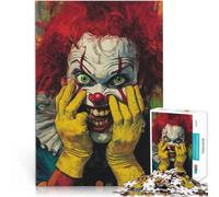 Rompecabezas para Adolescentes 2000 Piezas Payaso Malvado Loco Juguetes Juegos Educativos Antiestrés Decoración del hogar 70x100cm