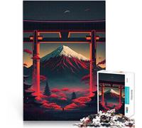 Rompecabezas para Adolescentes 2000 Piezas Puerta Japonesa de Anime Difícil y desafío Decoración de Pared cumpleaños y Navidad 70x100cm