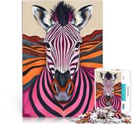 Rompecabezas para Adolescentes 2000 Piezas Rayas de Cebra para el Juguete de desafío de Juego Educativo para la decoración del hogar 70x100cm