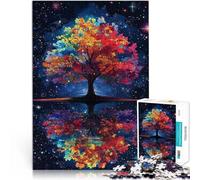 Rompecabezas para Adolescentes 2000 Piezas Reflejo de árbol Colorido Juego Intelectual Cada Pieza es única: un desafiante y Divertido Juego Familiar 70x100cm