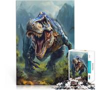 Rompecabezas para Adolescentes 2000 Piezas Tyrannosaurus rugiente Competición de Velocidad de Manos Regalos de Amigo Secreto 70x100cm
