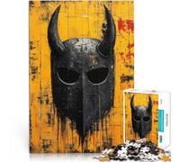 Rompecabezas para Adolescentes 2000 Piezas Yelmo de Guerra Vikingo - Legado del Guerrero nórdico para divertirse en Familia Apto para Parejas 70x100cm