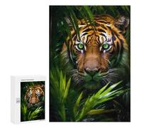Rompecabezas para Adolescentes 300 PCS A Tiger in Jungle Rompecabezas para Adultos Juegos Relajantes Pero Divertidos Y Humorísticos 300 PCS