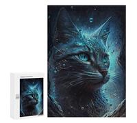 Rompecabezas para Adolescentes 300 PCS Abyssinian Cat Rompecabezas para Adultos Juego Familiar Decoración Desafiante De Completar 300 PCS