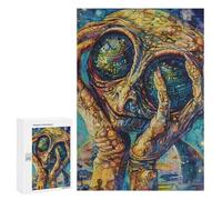 Rompecabezas para Adolescentes 300 PCS Alien Art LIX Rompecabezas para Adultos Juguetes Antiestrés Arte De Pared Interacción Entre Padres E Hijos 300 PCS