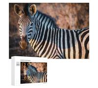 Rompecabezas para Adolescentes 300 PCS Animals Zebra Africa Wild Rompecabezas para Adultos Juegos Relajantes Decoración De Pared Actividades Divertidas En Casa 300 PCS