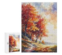 Rompecabezas para Adolescentes 300 PCS Autumn Radiance Rompecabezas para Adultos Juegos Relajantes Desafío Difícil Actividades Divertidas En Casa 300 PCS