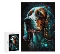 Rompecabezas para Adolescentes 300 PCS Beagle Dog Magic Rompecabezas Juguetes Antiestrés Corte De Precisión Interacción Entre Padres E Hijos 300 PCS