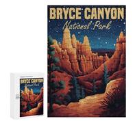 Rompecabezas para Adolescentes 300 PCS Bryce Canyon National Park Rompecabezas para Adultos Juguetes Antiestrés Arte De Pared Interacción Entre Padres E Hijos 300 PCS