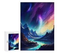 Rompecabezas para Adolescentes 300 PCS Celestial Symphony Galaxy Rompecabezas para Adolescentes Juguetes Antiestrés Mejora La Memoria 300 PCS