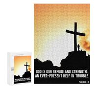 Rompecabezas para Adolescentes 300 PCS Christian Quote of Bible 2 Rompecabezas para Adultos Juguetes DIY Arte De Pared Oferta como Regalos para Toda La Familia 300 PCS