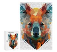 Rompecabezas para Adolescentes 300 PCS Colorful Koala Animals Rompecabezas Juguetes Antiestrés Corte De Precisión Interacción Entre Padres E Hijos 300 PCS