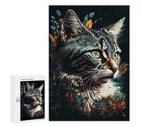Rompecabezas para Adolescentes 300 PCS Contemporary Cat Rompecabezas para Adultos Juegos Relajantes Pero Divertidos Y Humorísticos 300 PCS