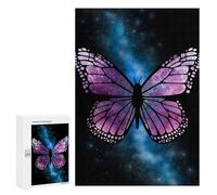 Rompecabezas para Adolescentes 300 PCS Cosmic Butterfly Rompecabezas para Adolescentes Juego Familiar Decoración De Pared Interacción Entre Padres E Hijos 300 PCS