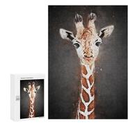 Rompecabezas para Adolescentes 300 PCS Cute Giraffe Rompecabezas para Adultos Juguetes Antiestrés para La Diversión Familiar Interacción Entre Padres E Hijos 300 PCS