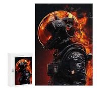 Rompecabezas para Adolescentes 300 PCS Dissolving Astronaut Rompecabezas para Adultos Juego De Ingenio Decoración del Hogar Regalos para Reducir El Estrés 300 PCS