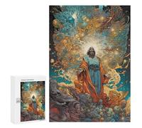 Rompecabezas para Adolescentes 300 PCS Divine Creation A Cosmic Vision Rompecabezas para Adultos Juego De Ingenio Decoración del Hogar Actividades Divertidas En Casa 300 PCS
