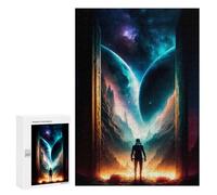 Rompecabezas para Adolescentes 300 PCS Doors to Another World Rompecabezas para Adultos Juegos Relajantes Desafío Difícil Desafío Educativo 300 PCS