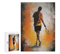 Rompecabezas para Adolescentes 300 PCS Elegant Badminton Player Rompecabezas para Adultos Juguetes Antiestrés para La Diversión Familiar Interacción Entre Padres E Hijos 300 PCS