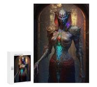 Rompecabezas para Adolescentes 300 PCS Elven Queen of Shadows Rompecabezas para Adultos Juegos Familiares Análisis Y Lógica Actividades Divertidas En Casa 300 PCS