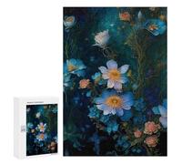 Rompecabezas para Adolescentes 300 PCS Enchanted Floral Garden Rompecabezas para Adultos Juegos Relajantes Corte De Precisión Juego Desafiante Regalos 300 PCS