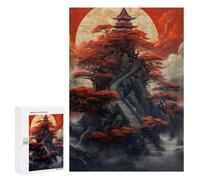 Rompecabezas para Adolescentes 300 PCS Fantasy Moonlight Japan 08 Rompecabezas para Adolescentes Juguetes Antiestrés Mejora La Memoria 300 PCS