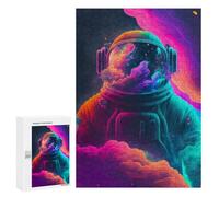 Rompecabezas para Adolescentes 300 PCS Floating Among The Stars Rompecabezas para Adultos Juegos Relajantes Decoración Perfecta Regalos De Cumpleaños Y Únicos 300 PCS