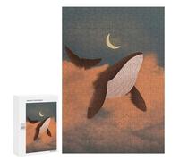 Rompecabezas para Adolescentes 300 PCS Flying Whale Rompecabezas para Adolescentes Juegos Relajantes Regalos para Mujeres Actividades Divertidas En Casa 300 PCS