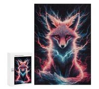 Rompecabezas para Adolescentes 300 PCS Fox Electric Rompecabezas para Adultos Juguetes Antiestrés para La Diversión Familiar Interacción Entre Padres E Hijos 300 PCS