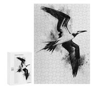 Rompecabezas para Adolescentes 300 PCS Frigate Bird Watercolor Rompecabezas para Adultos Juegos De Relajación Ensamblaje De Patrones Interacción Entre Padres E Hijos 300 PCS