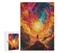 Rompecabezas para Adolescentes 300 PCS Galactic Awakening Rompecabezas para Adultos Juegos Relajantes Decoración Perfecta Regalos De Cumpleaños Y Únicos 300 PCS