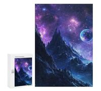Rompecabezas para Adolescentes 300 PCS Galactic Mountain Majesty Rompecabezas para Adolescentes, Divertido Y Humorístico para Cumpleaños, Navidad, Regalos De Cumpleaños 300 PCS