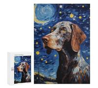 Rompecabezas para Adolescentes 300 PCS German Shorthaired Pointer Rompecabezas para Adolescentes Juguetes Antiestrés Mejora La Memoria 300 PCS
