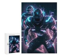 Rompecabezas para Adolescentes 300 PCS Glowing Quarterback Rompecabezas para Adultos Juegos Relajantes Desafío Difícil Desafío Educativo 300 PCS