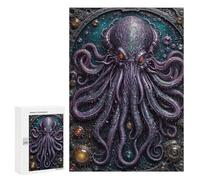 Rompecabezas para Adolescentes 300 PCS God Legend Cthulhu Rompecabezas para Adultos Juguetes Antiestrés para La Diversión Familiar Interacción Entre Padres E Hijos 300 PCS