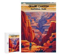Rompecabezas para Adolescentes 300 PCS Grand Canyon Majesty Rompecabezas para Adolescentes Juegos Relajantes Regalos para Mujeres Actividades Divertidas En Casa 300 PCS