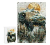 Rompecabezas para Adolescentes 300 PCS Guardian of The Wilds Rompecabezas para Adultos Juego Familiar Decoración Desafiante De Completar 300 PCS