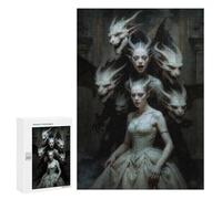 Rompecabezas para Adolescentes 300 PCS Haunted Mansion Rompecabezas para Adultos Juegos Relajantes Decoración Perfecta Regalos De Cumpleaños Y Únicos 300 PCS
