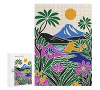 Rompecabezas para Adolescentes 300 PCS Hawaii Travel Destination Rompecabezas para Adolescentes Mejora La Memoria Desafiante De Completar Juego Desafiante Juguetes 300 PCS