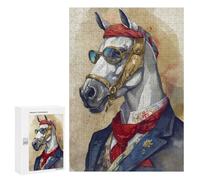 Rompecabezas para Adolescentes 300 PCS Horse Fantasyland Rompecabezas para Adultos Juegos Relajantes Desafío Difícil Desafío Educativo 300 PCS