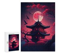 Rompecabezas para Adolescentes 300 PCS Japan Landscape Rompecabezas para Adultos Juego Familiar Decoración Desafiante De Completar 300 PCS