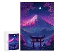 Rompecabezas para Adolescentes 300 PCS Japanese Nature Rompecabezas para Adultos Juguetes Antiestrés para La Diversión Familiar Interacción Entre Padres E Hijos 300 PCS