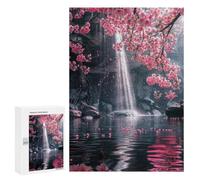 Rompecabezas para Adolescentes 300 PCS Japanese Sakura Bloom Rompecabezas para Adultos Juego De Ingenio Decoración del Hogar Regalos para Reducir El Estrés 300 PCS