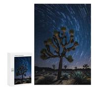 Rompecabezas para Adolescentes 300 PCS Joshua Tree Starry Night Rompecabezas para Adultos Juego De Ingenio Decoración del Hogar Regalos para Reducir El Estrés 300 PCS