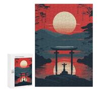 Rompecabezas para Adolescentes 300 PCS Journey to The Gate Rompecabezas para Adultos Juguetes Antiestrés para La Diversión Familiar Interacción Entre Padres E Hijos 300 PCS