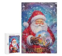 Rompecabezas para Adolescentes 300 PCS Krystal Ball Christmas Rompecabezas para Adultos Juguetes Antiestrés para La Diversión Familiar Interacción Entre Padres E Hijos 300 PCS