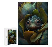 Rompecabezas para Adolescentes 300 PCS Leafy Creature in Shadows Rompecabezas para Adultos Juegos Relajantes Pero Divertidos Y Humorísticos 300 PCS