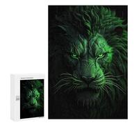 Rompecabezas para Adolescentes 300 PCS Lion Black Animals Rompecabezas para Adolescentes Juegos Relajantes Regalos para Mujeres Actividades Divertidas En Casa 300 PCS