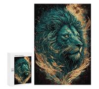Rompecabezas para Adolescentes 300 PCS Lion Fantasyland Rompecabezas para Adultos Juego Práctico Carrera De Velocidad Manual Desafío Educativo 300 PCS
